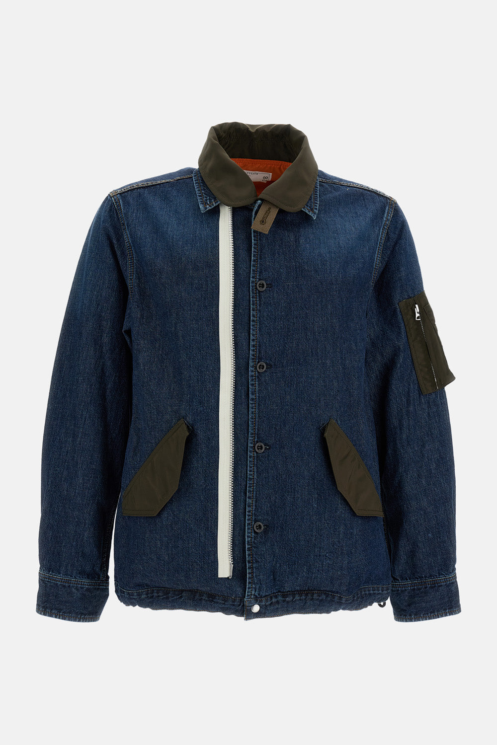 DENIM X NYLON TWILL BLOUSON