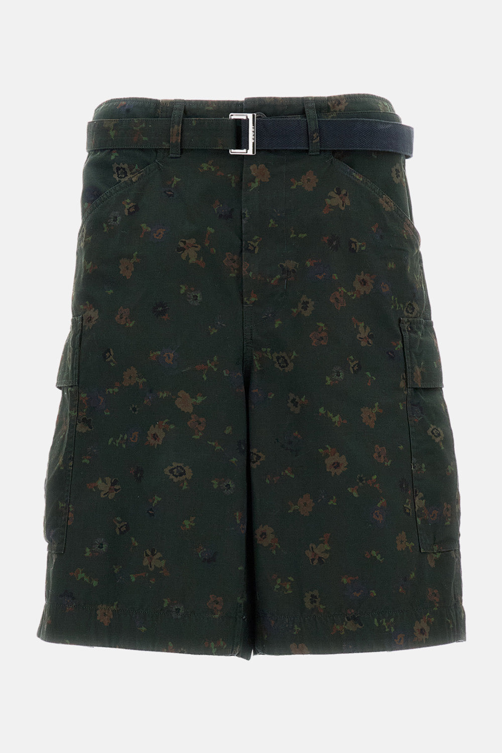 FLORAL COTTON PRINT SHORTS
