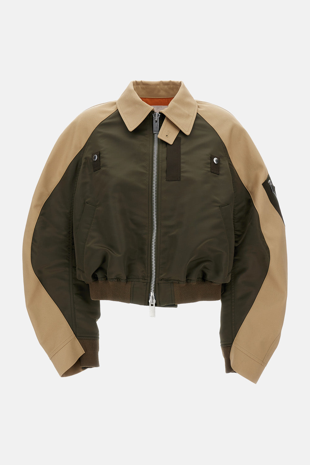 COTTON CHINO X NYLON TWILL BLOUSON