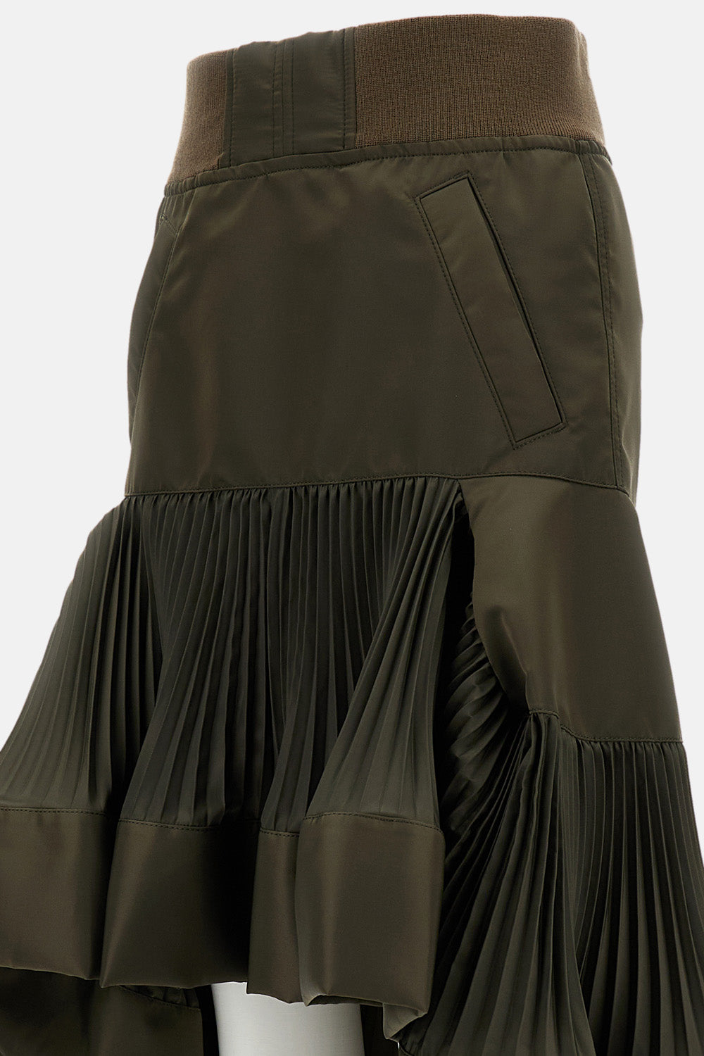 NYLON TWILL SKIRT