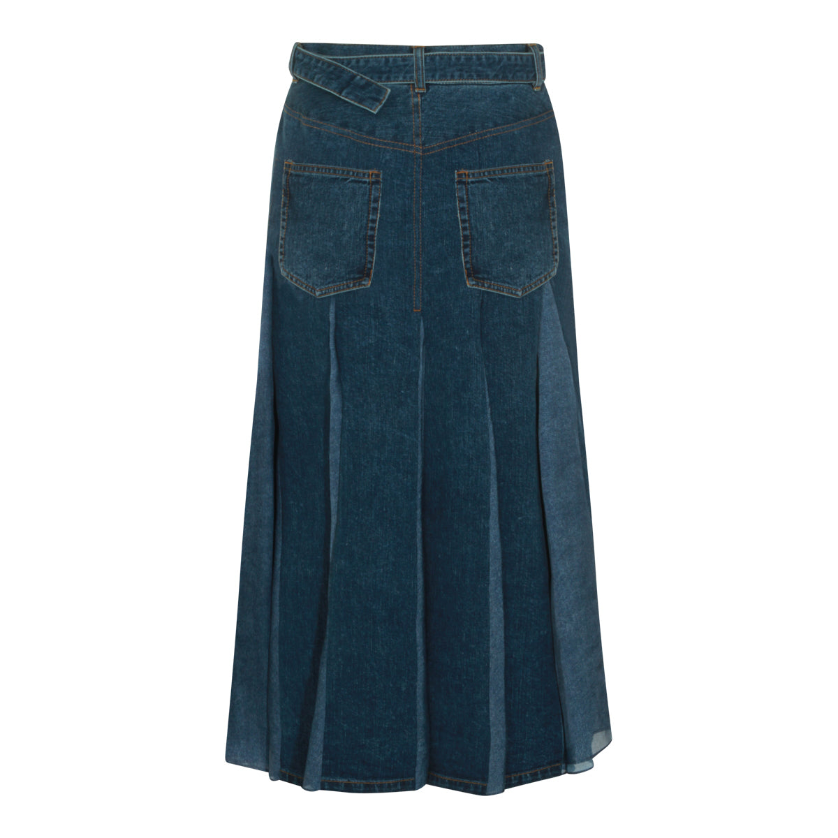 BLUE COTTON SKIRT