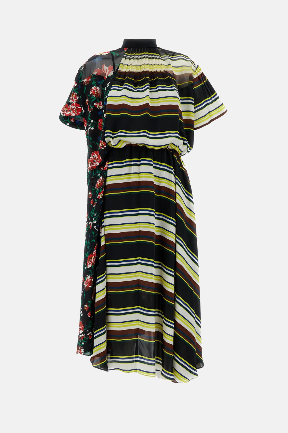PATTERNED MIDI DRESS