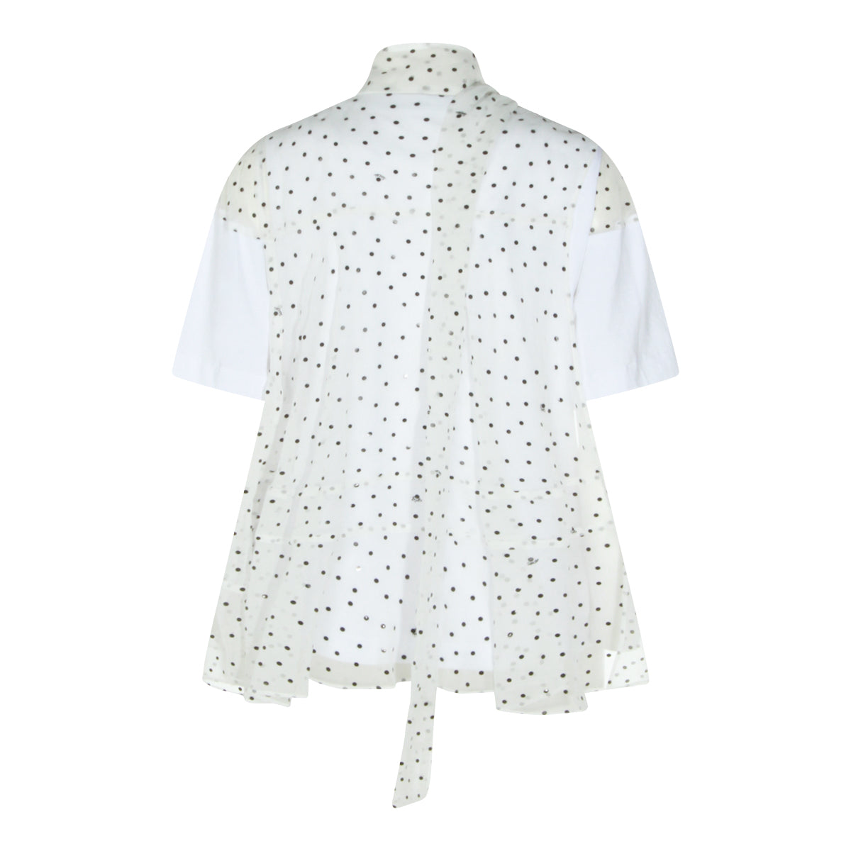 WHITE COTTON T-SHIRT