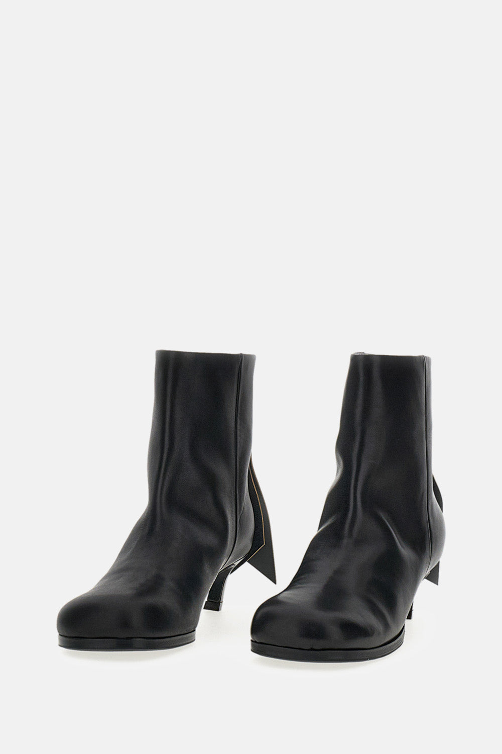 LEATHER ANKLE BOOTS