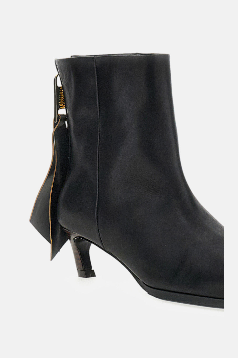 LEATHER ANKLE BOOTS
