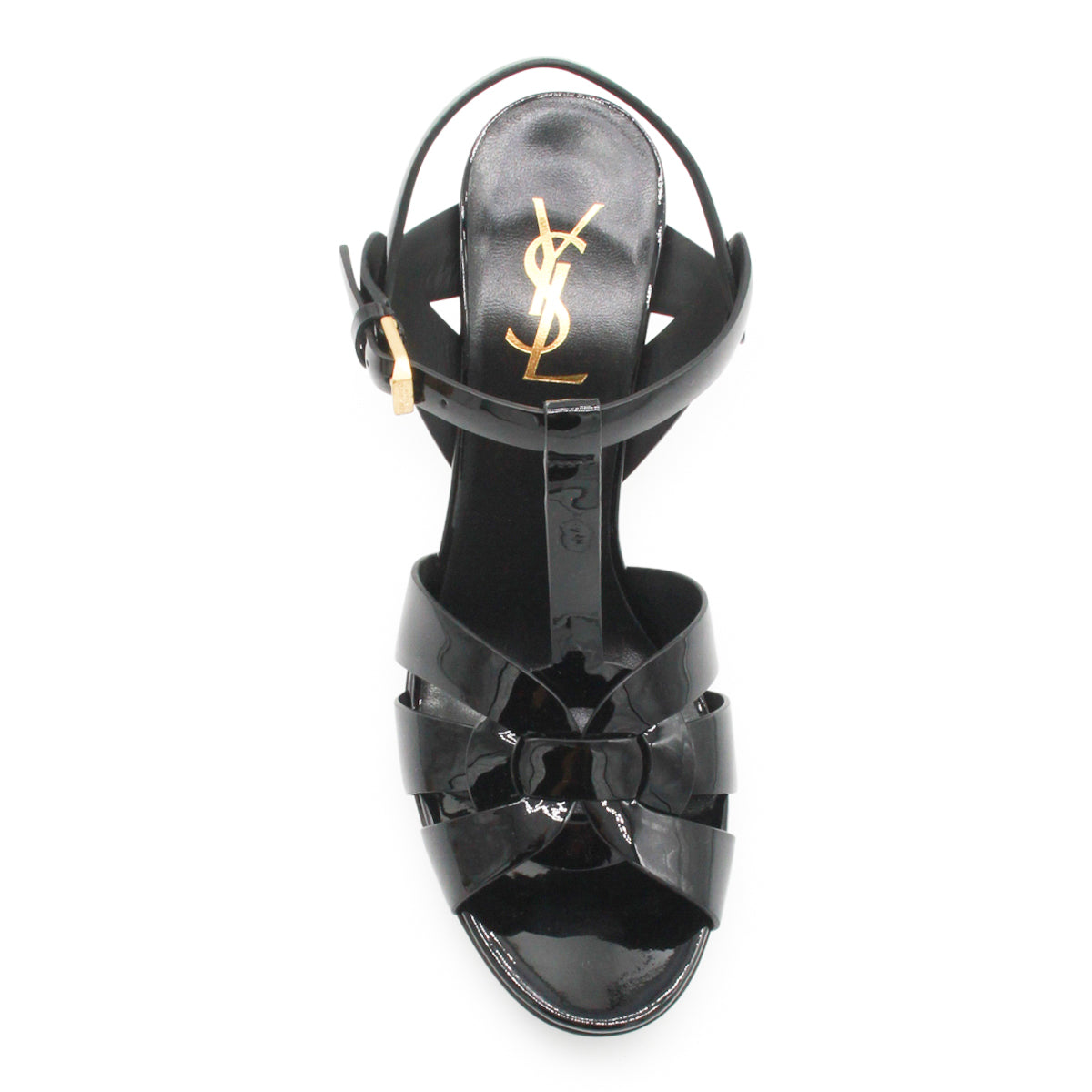 BLACK LEATHER TRUBUTE 75 SANDALS