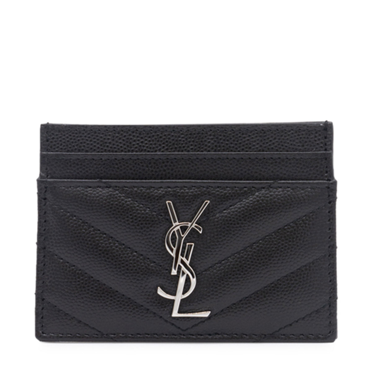 BLACK LEATHER CARD HOLDER