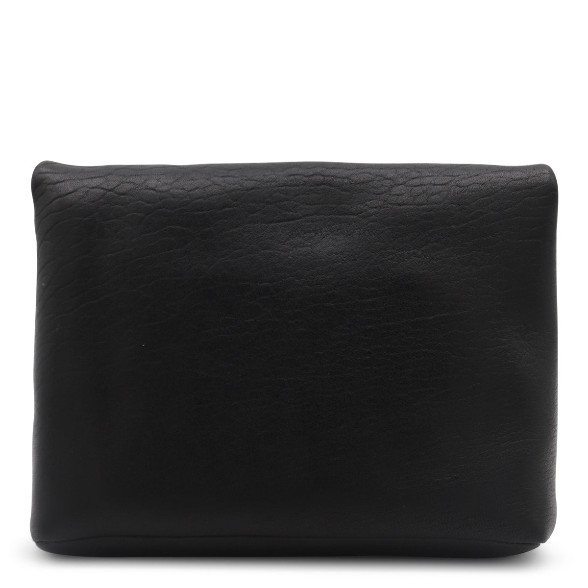 BLACK LEATHER CROSSBODY BAG