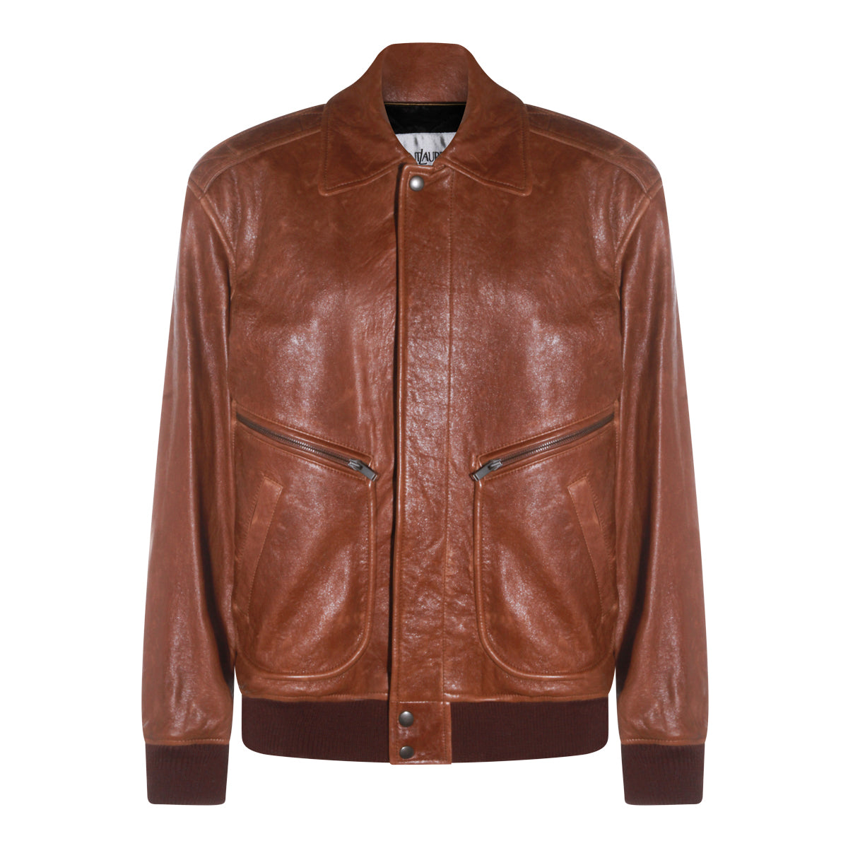 BROWN LEATHER JACKET