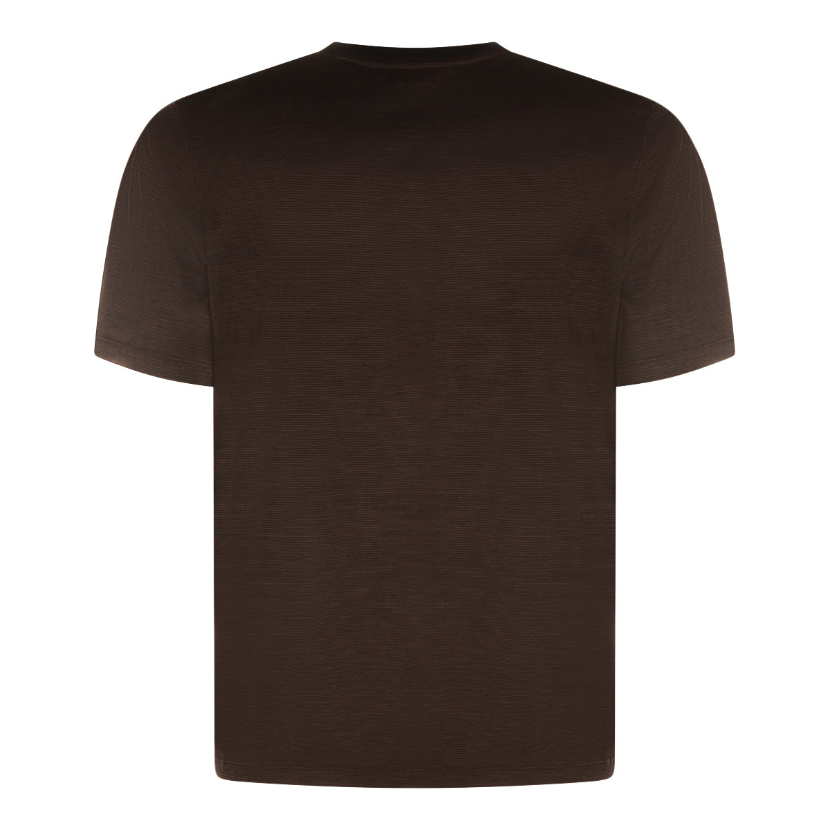 DARK BROWN WOOL T-SHIRT