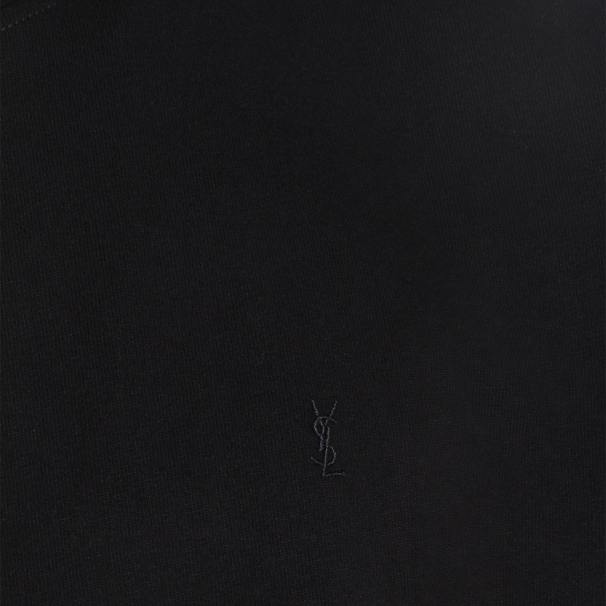 BLACK COTTON T-SHIRT