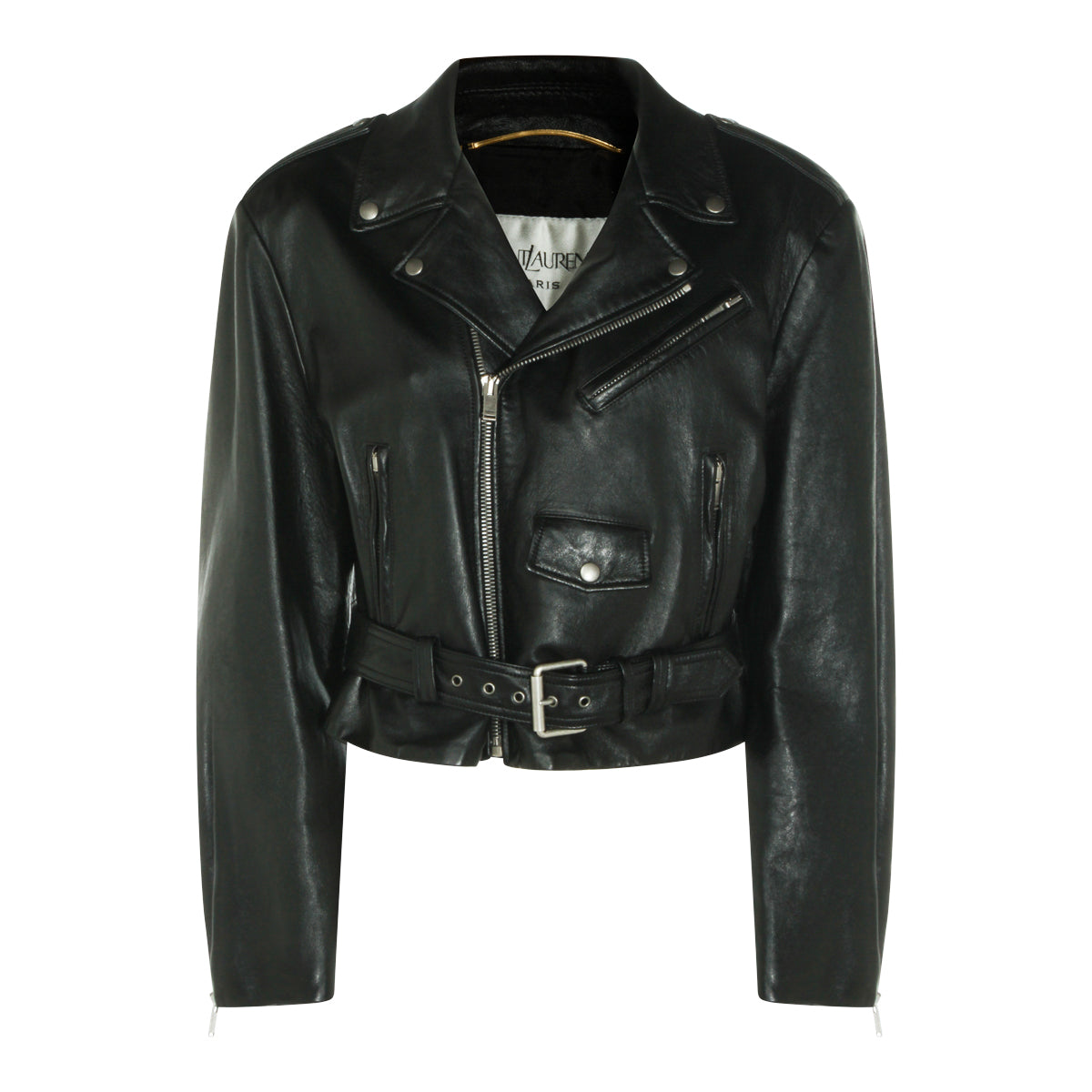 BLACK LEATHER JACKET