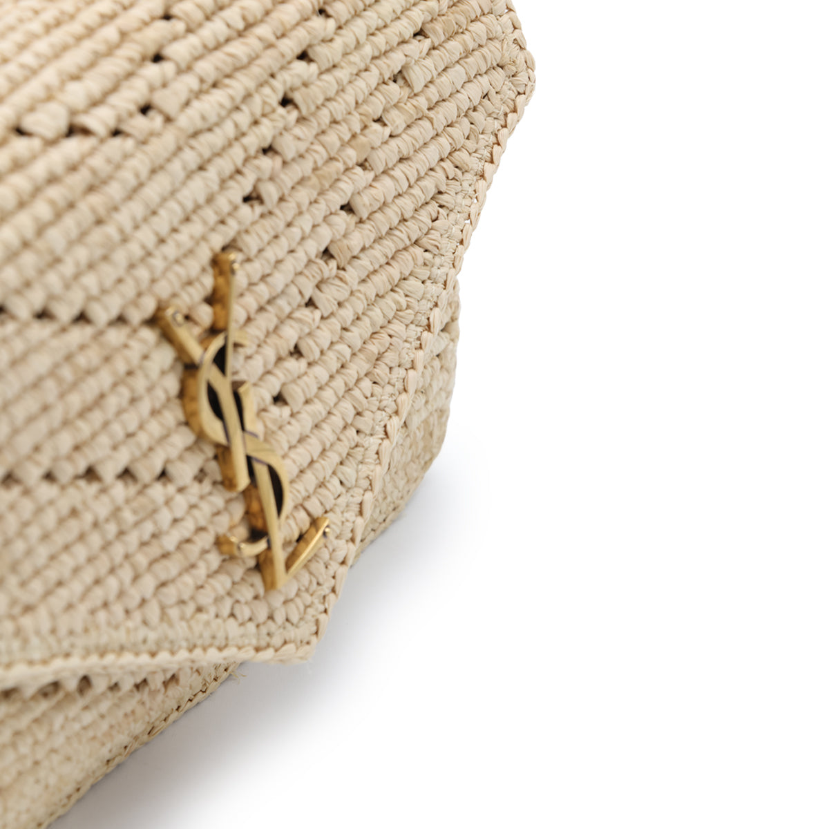 RAFFIA LOULOU SMALL SHOULDER BAG