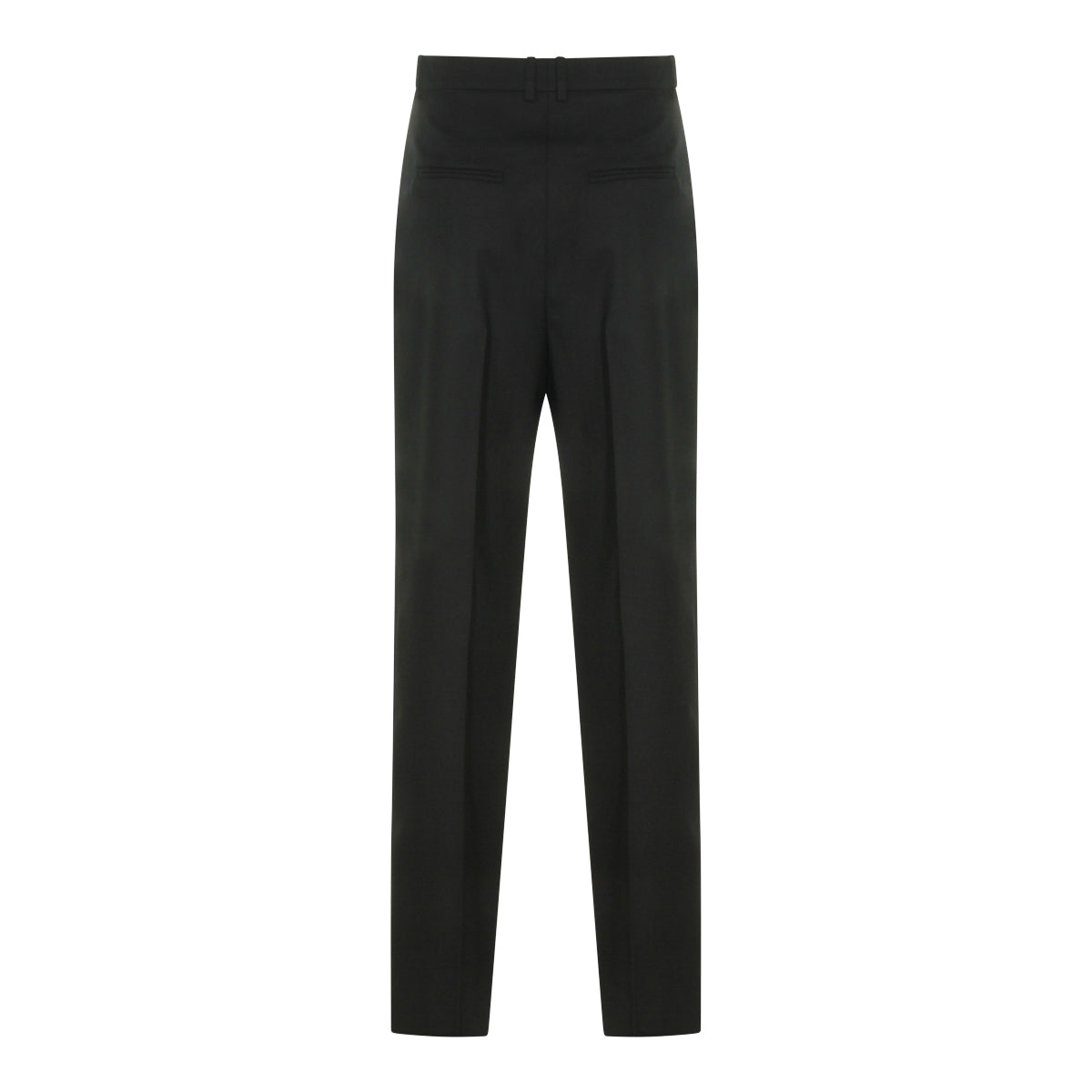 BLACK WOOL PANTS