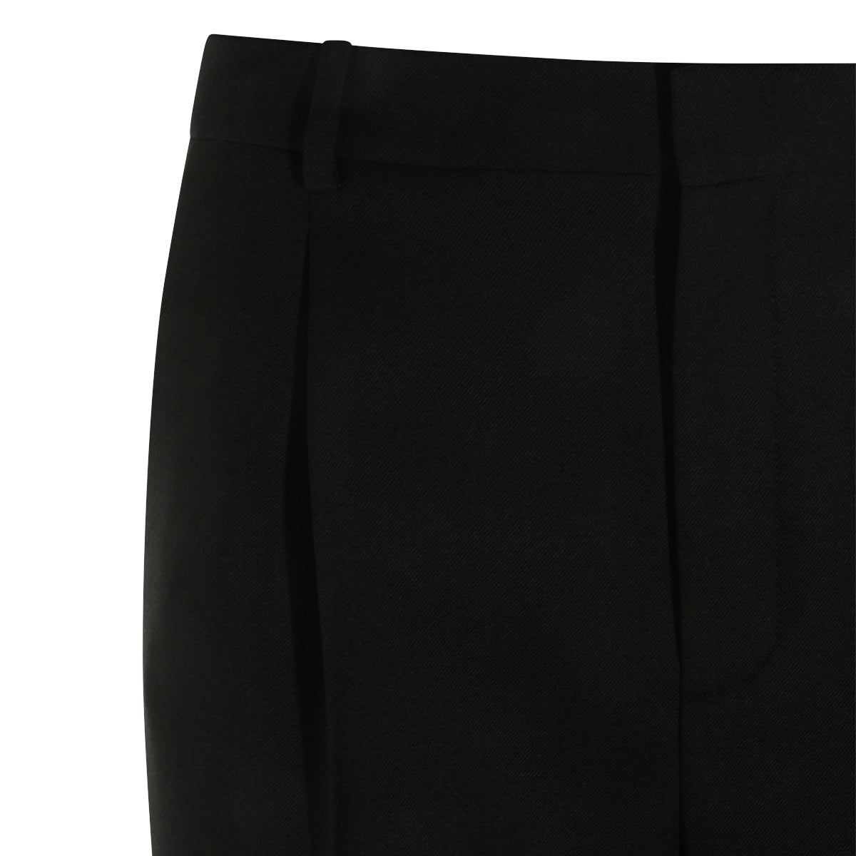 BLACK WOOL PANTS