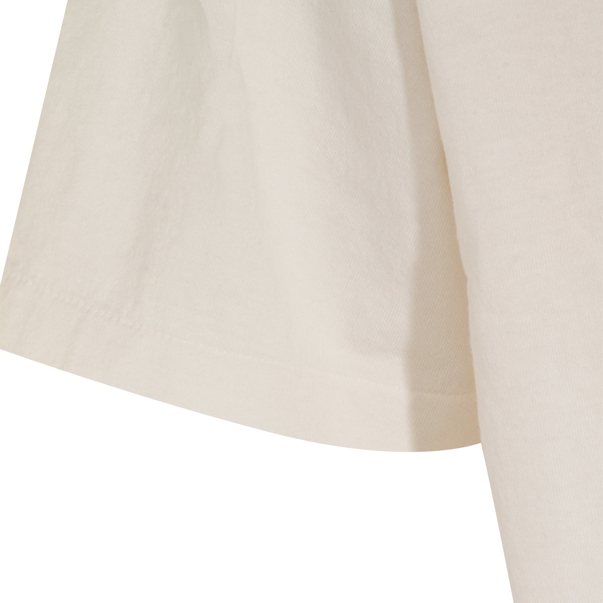 WHITE COTTON T-SHIRT