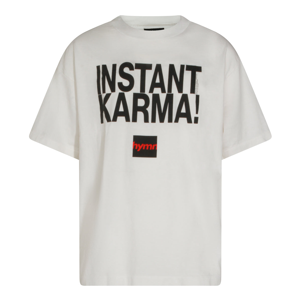 WHITE COTTON T-SHIRT