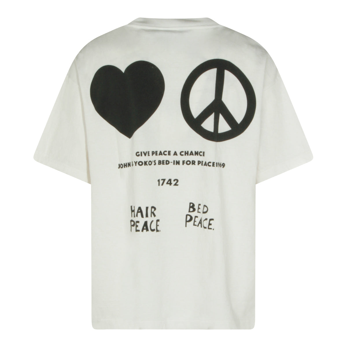 WHITE COTTON T-SHIRT