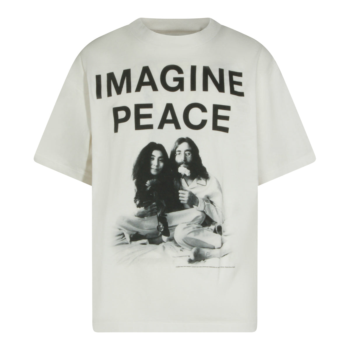 WHITE COTTON T-SHIRT