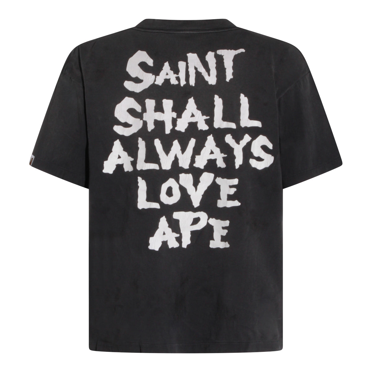 BLACK COTTON T-SHIRT
