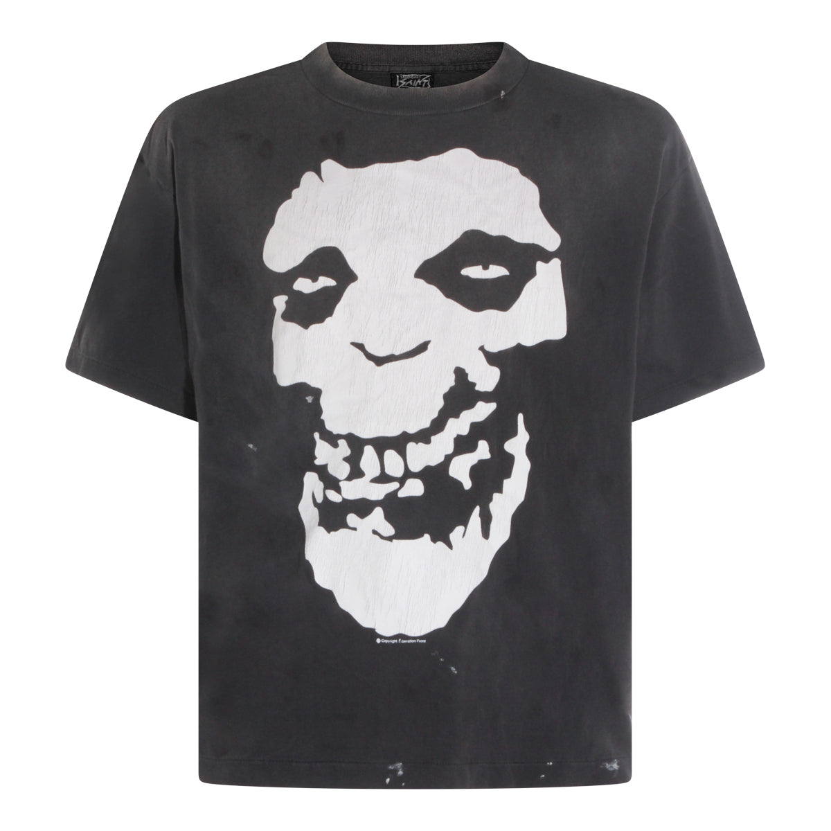 BLACK COTTON T-SHIRT