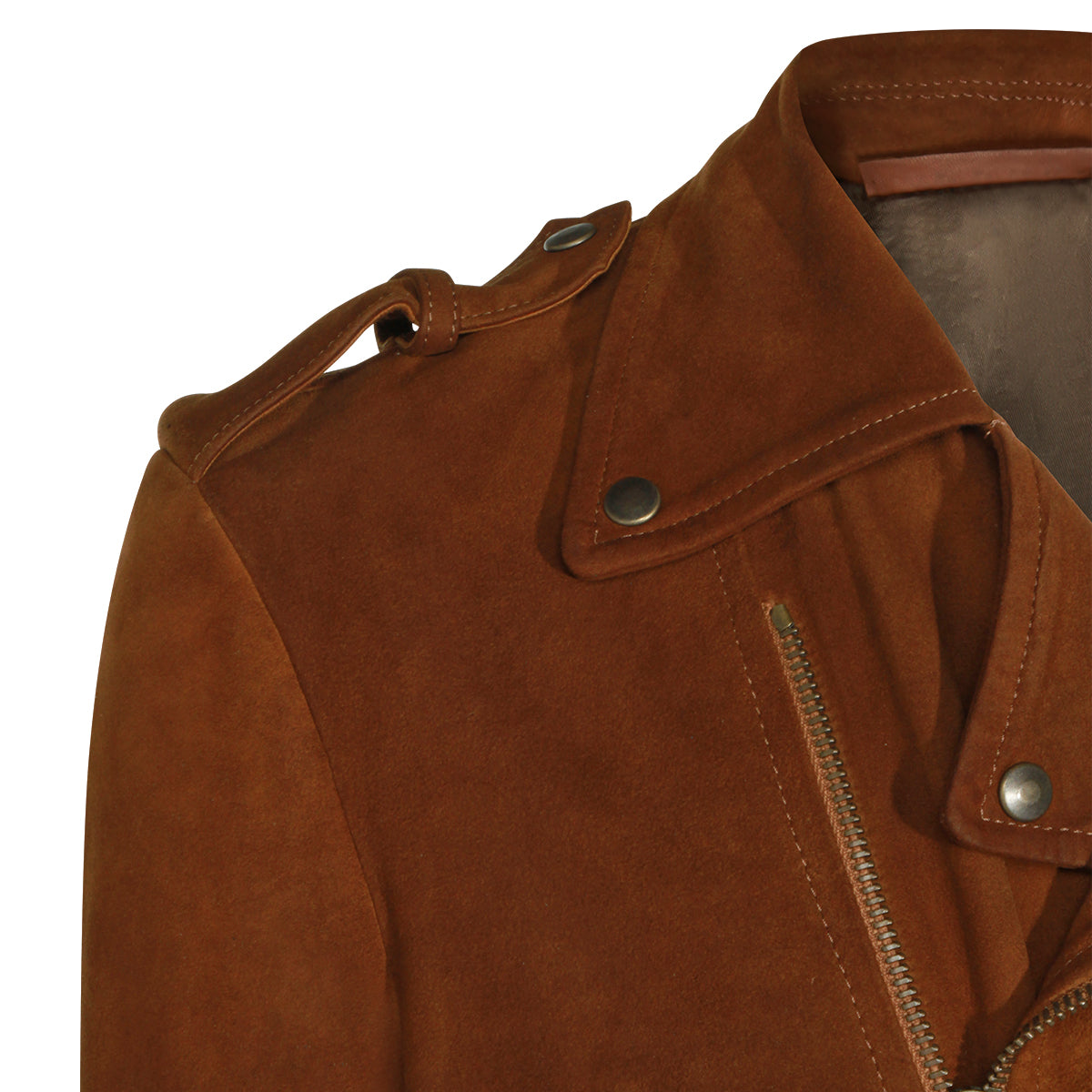 BROWN LEATHER JACKET
