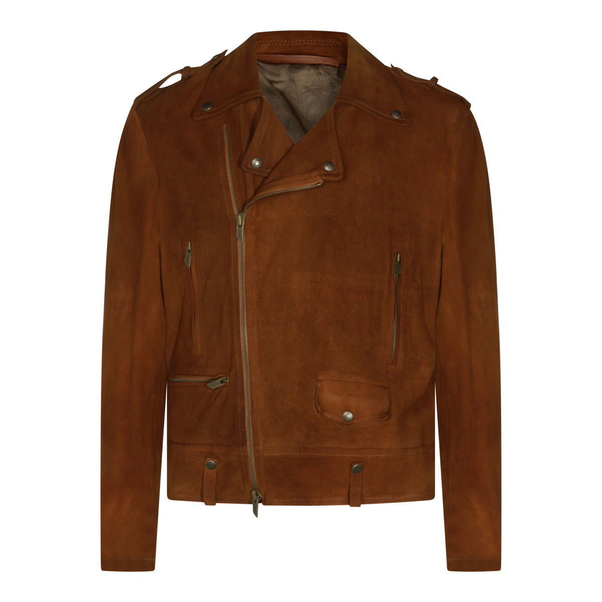 BROWN LEATHER JACKET
