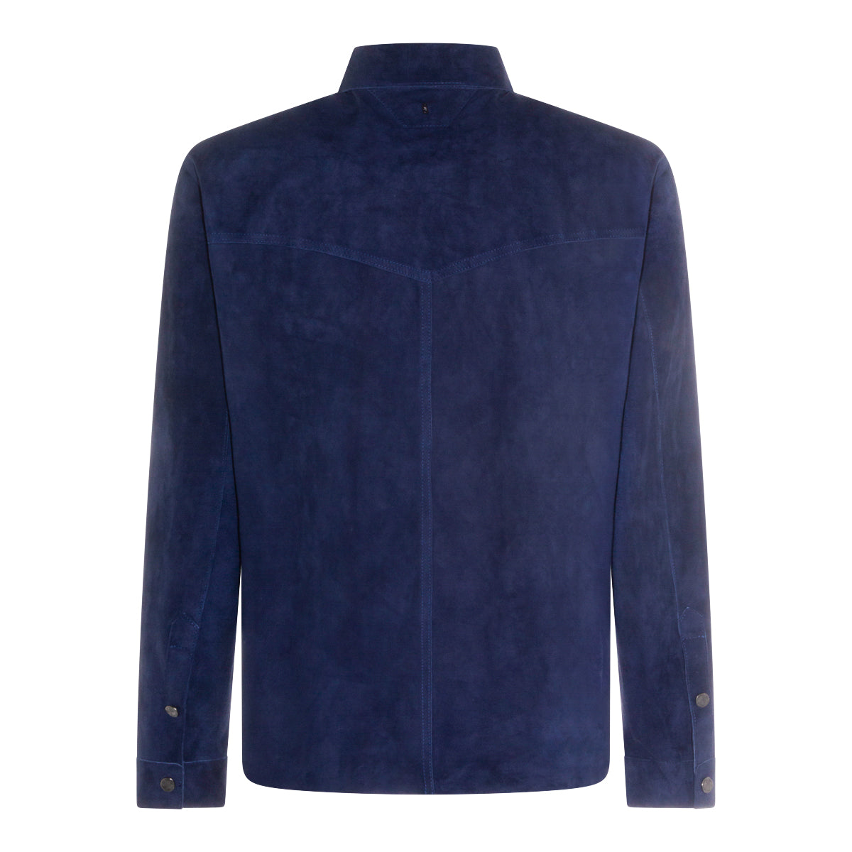 DARK BLUE LEATHER JACKET