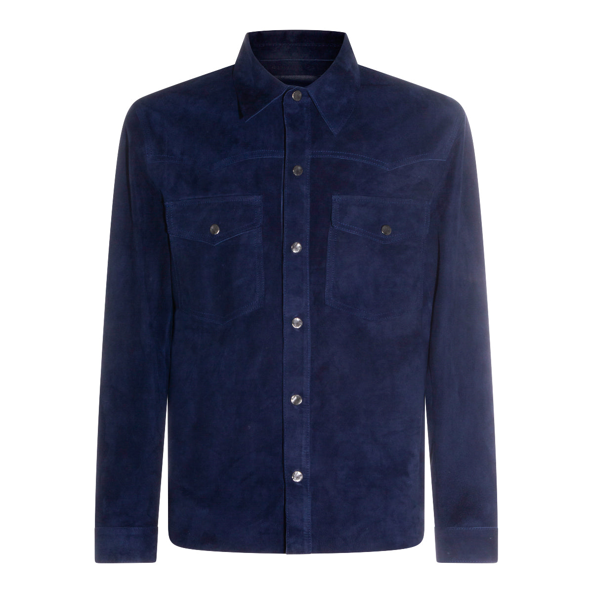 DARK BLUE LEATHER JACKET