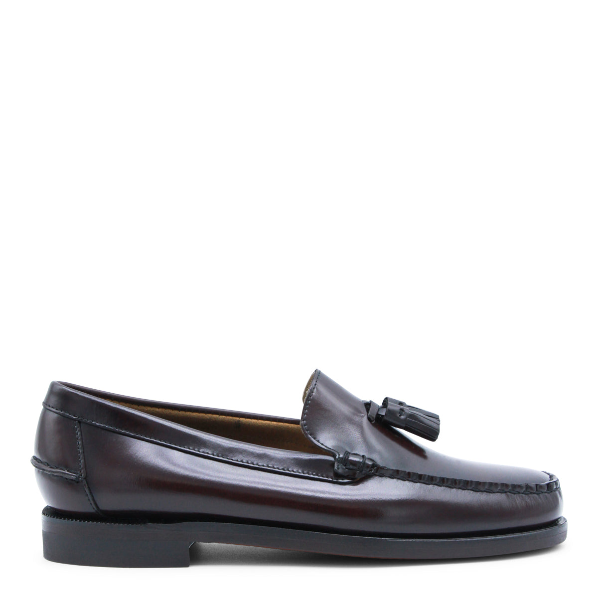 BROWN BURGUNDY LEATHER CLASSIC WILL LOAFERS