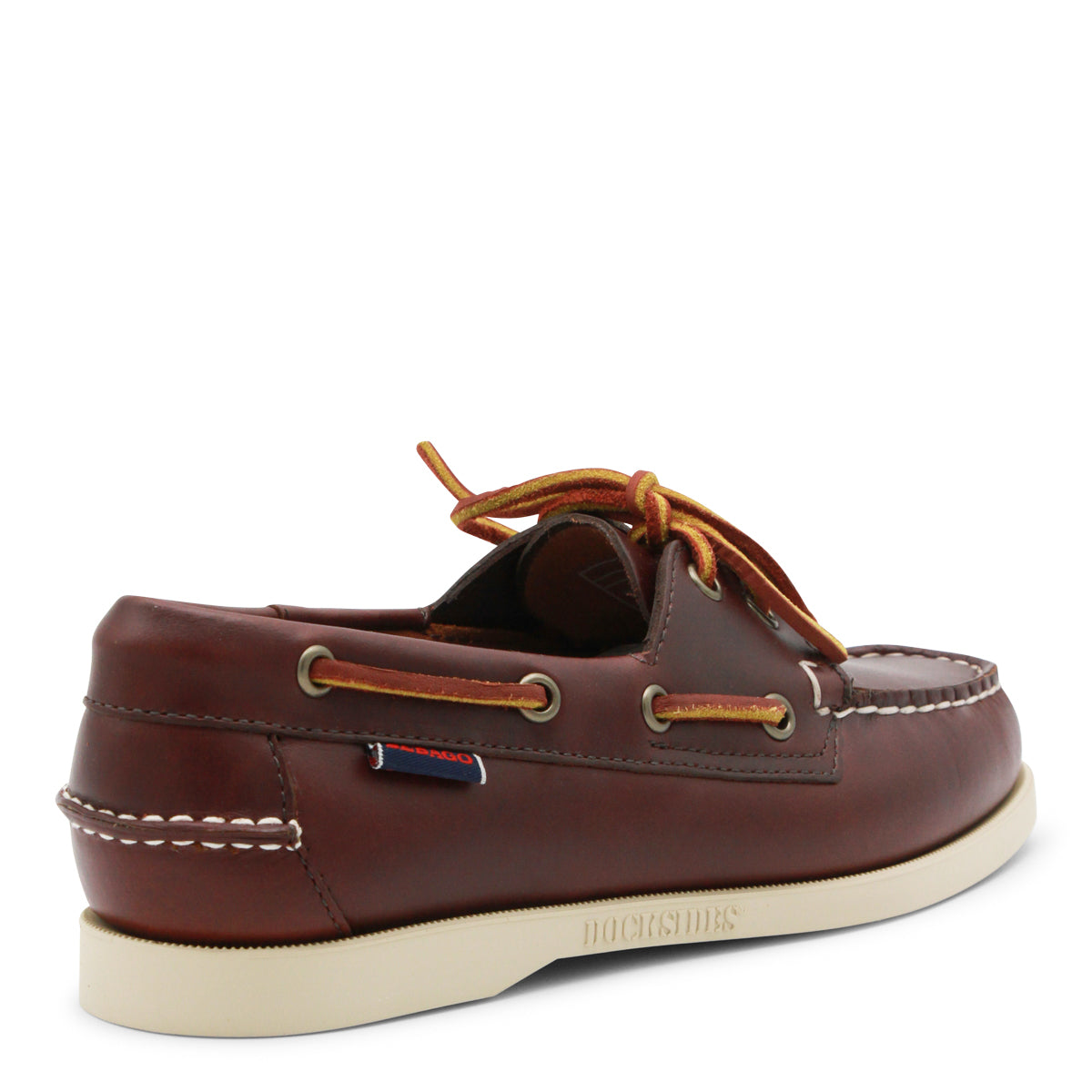 BROWN LEATHER PORTLAND DOCKSIDES LOAFERS