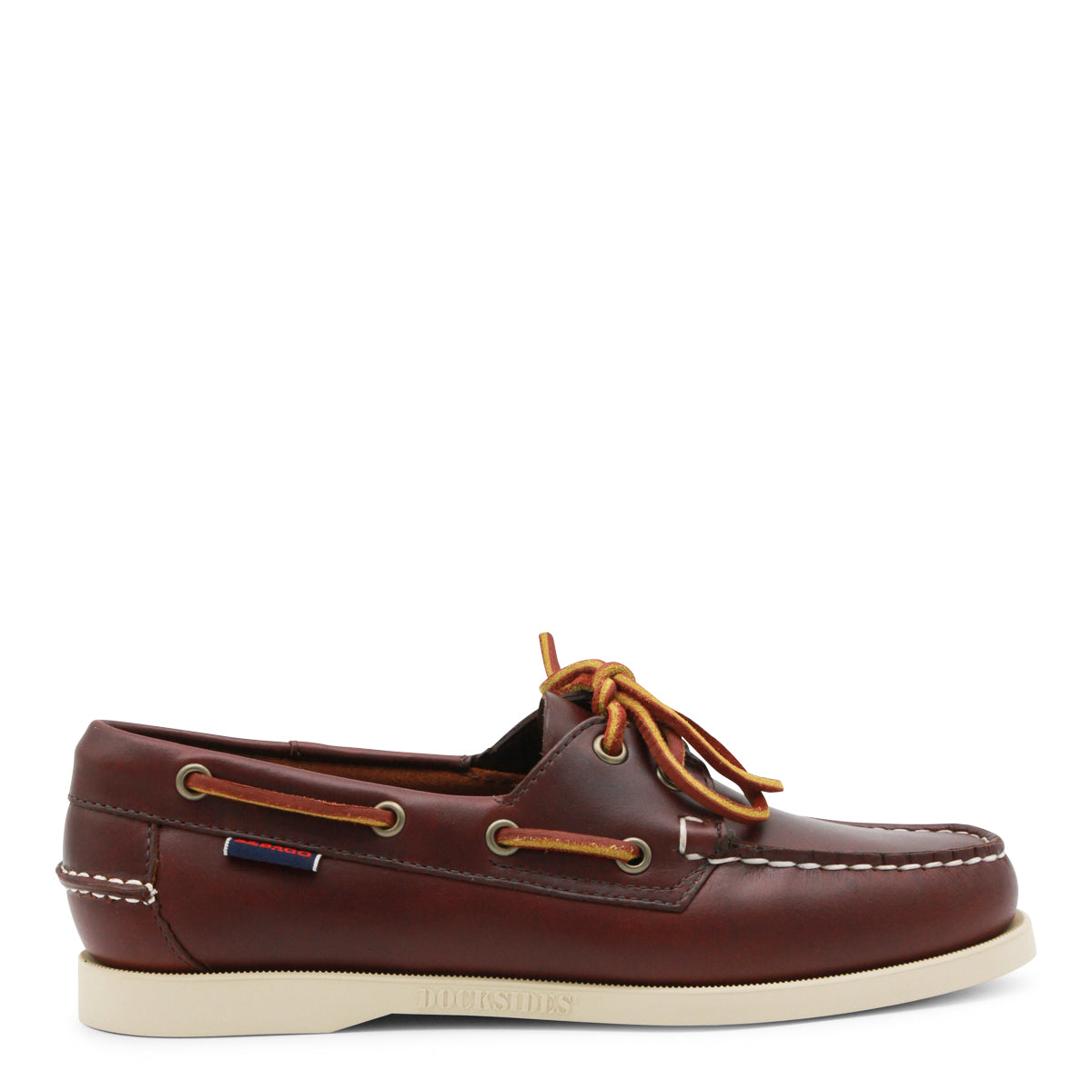 BROWN LEATHER PORTLAND DOCKSIDES LOAFERS