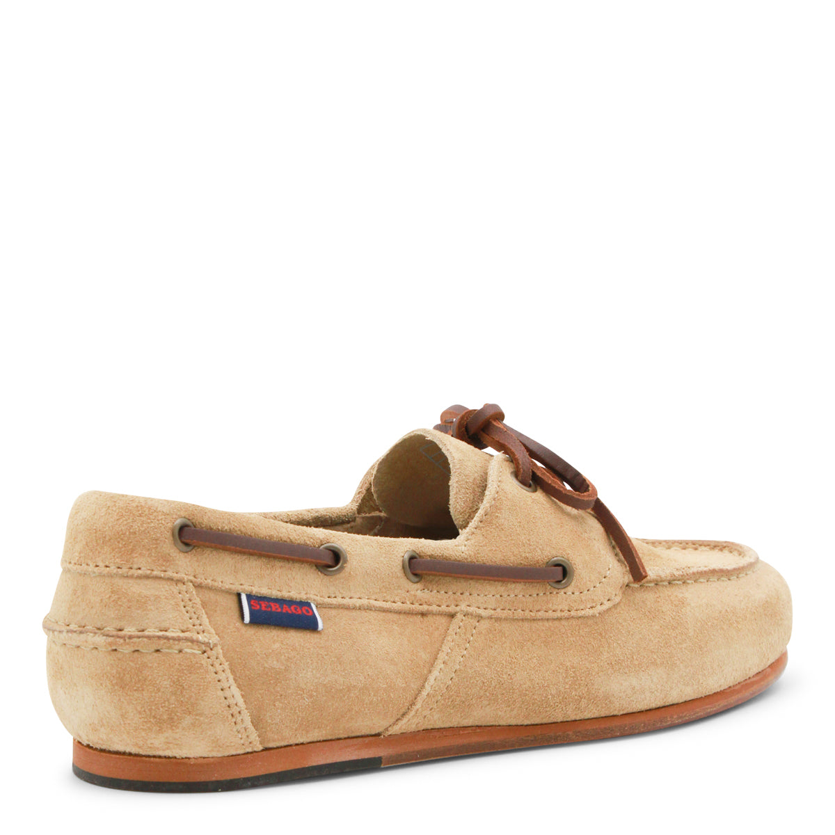 BEIGE CAMEL SUEDE OWEN LOAFERS