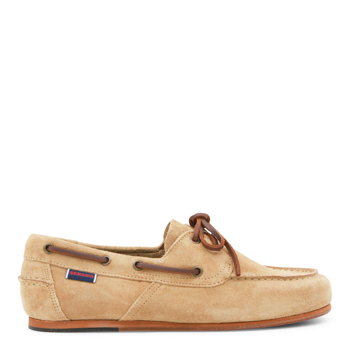 BEIGE CAMEL SUEDE OWEN LOAFERS