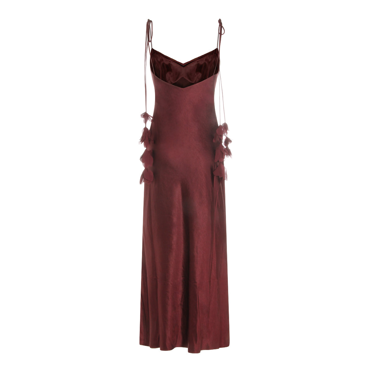 BURGUNDY DRESS