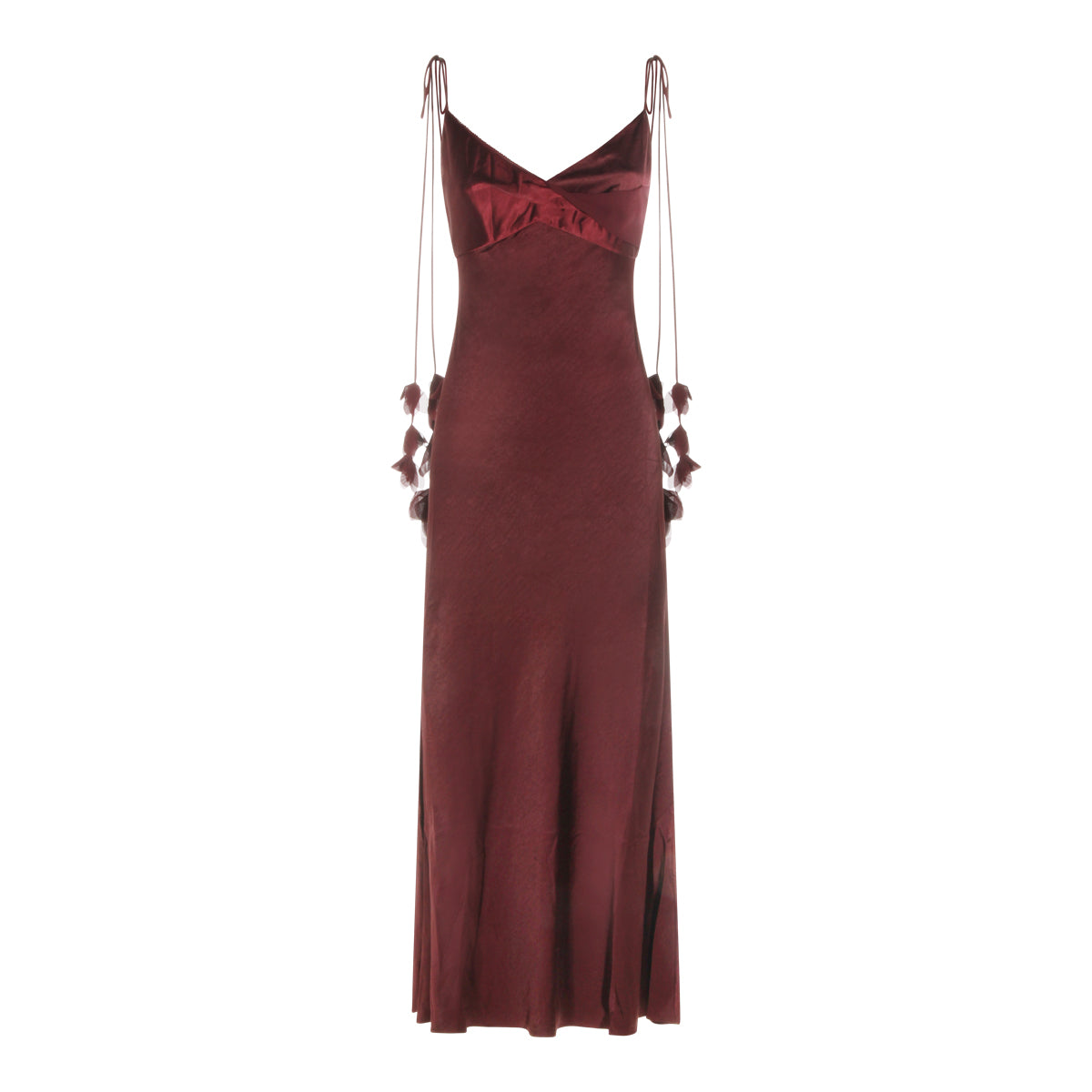BURGUNDY DRESS