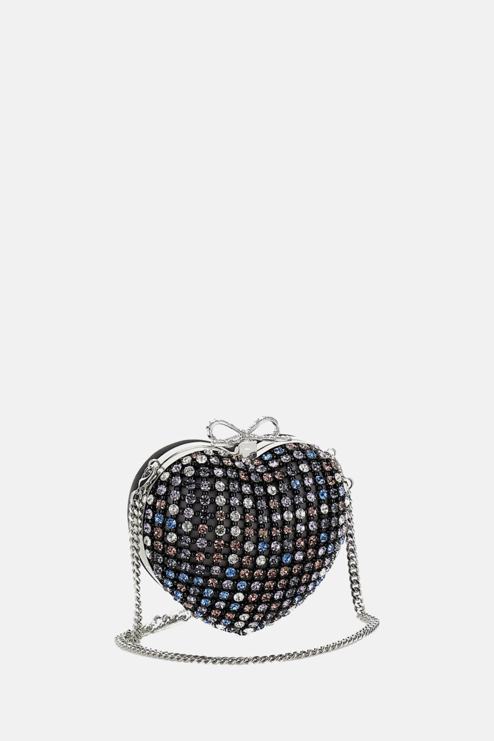 MULTICRYSTAL HEART-SHAPED CLUTCH