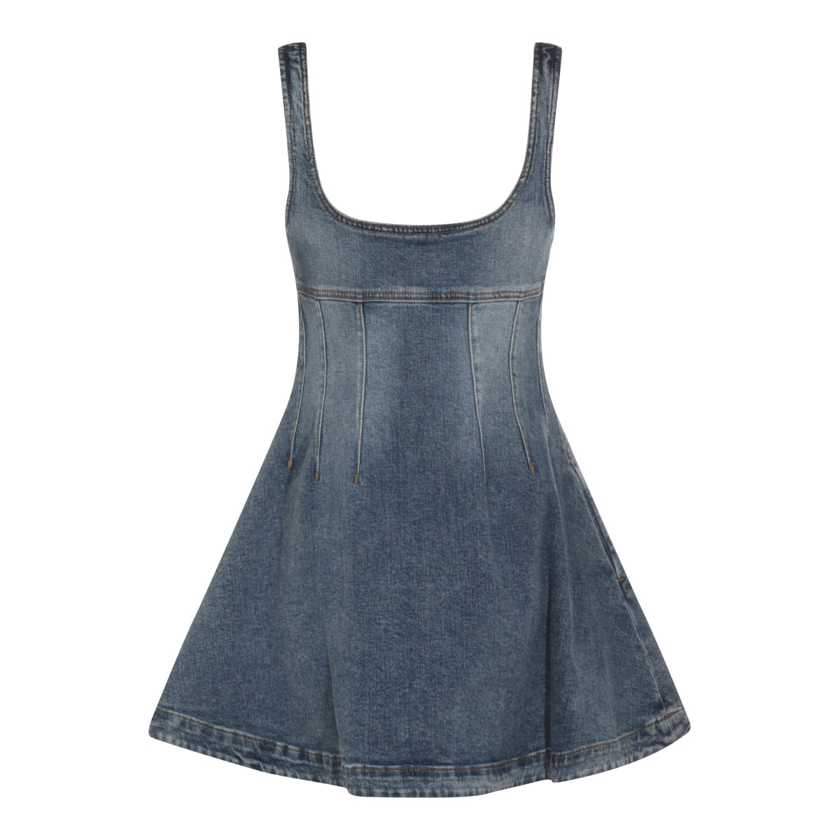 BLUE COTTON DRESS