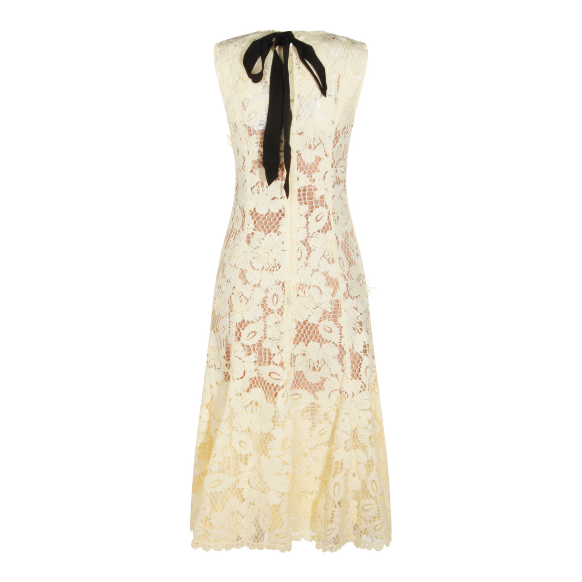 YELLOW MIDI DRESS