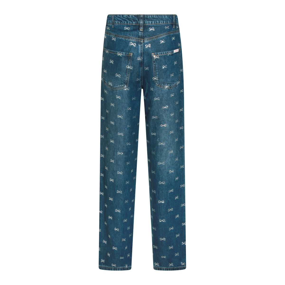 DARK BLUE COTTON DENIM JEANS