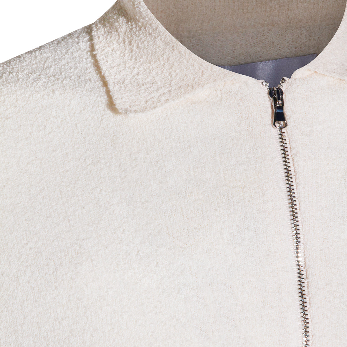 CREAM COTTON POLO SHIRT