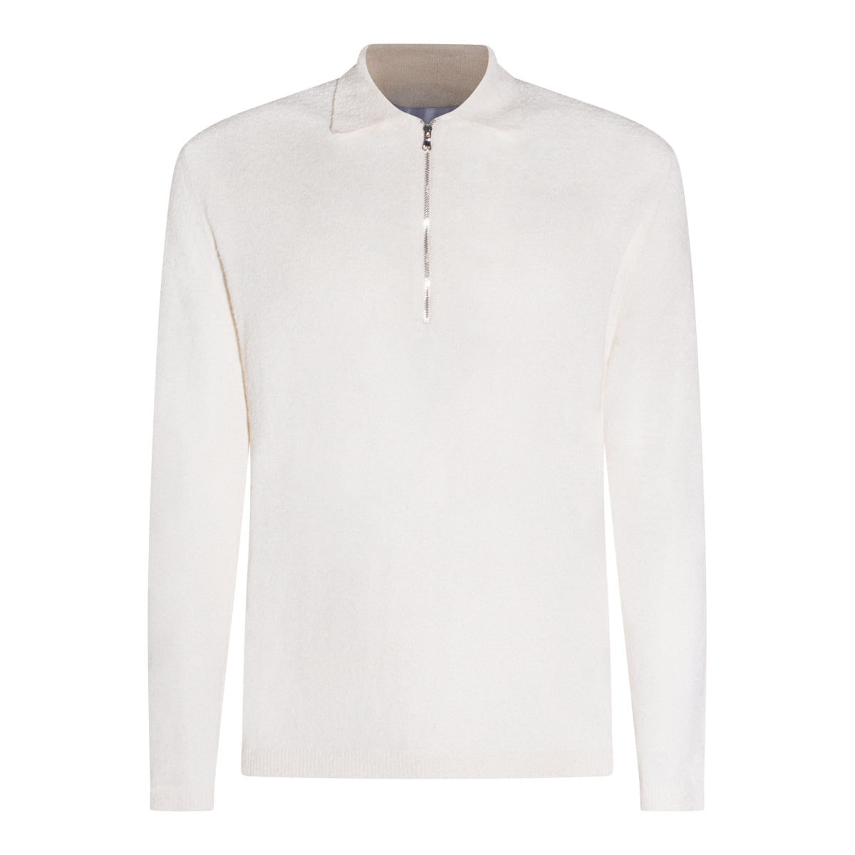 CREAM COTTON POLO SHIRT