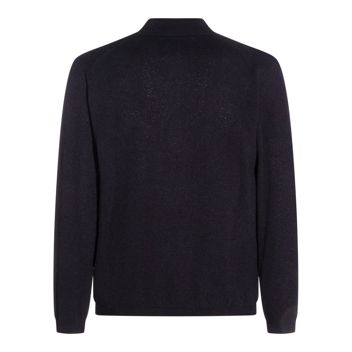 BLACK COTTON POLO SHIRT