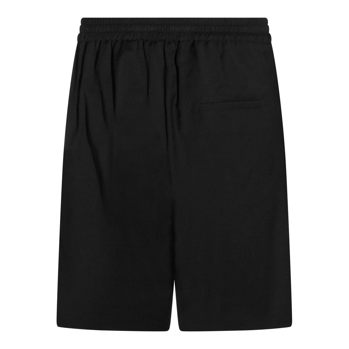 BLACK VIRGIN WOOL SHORT