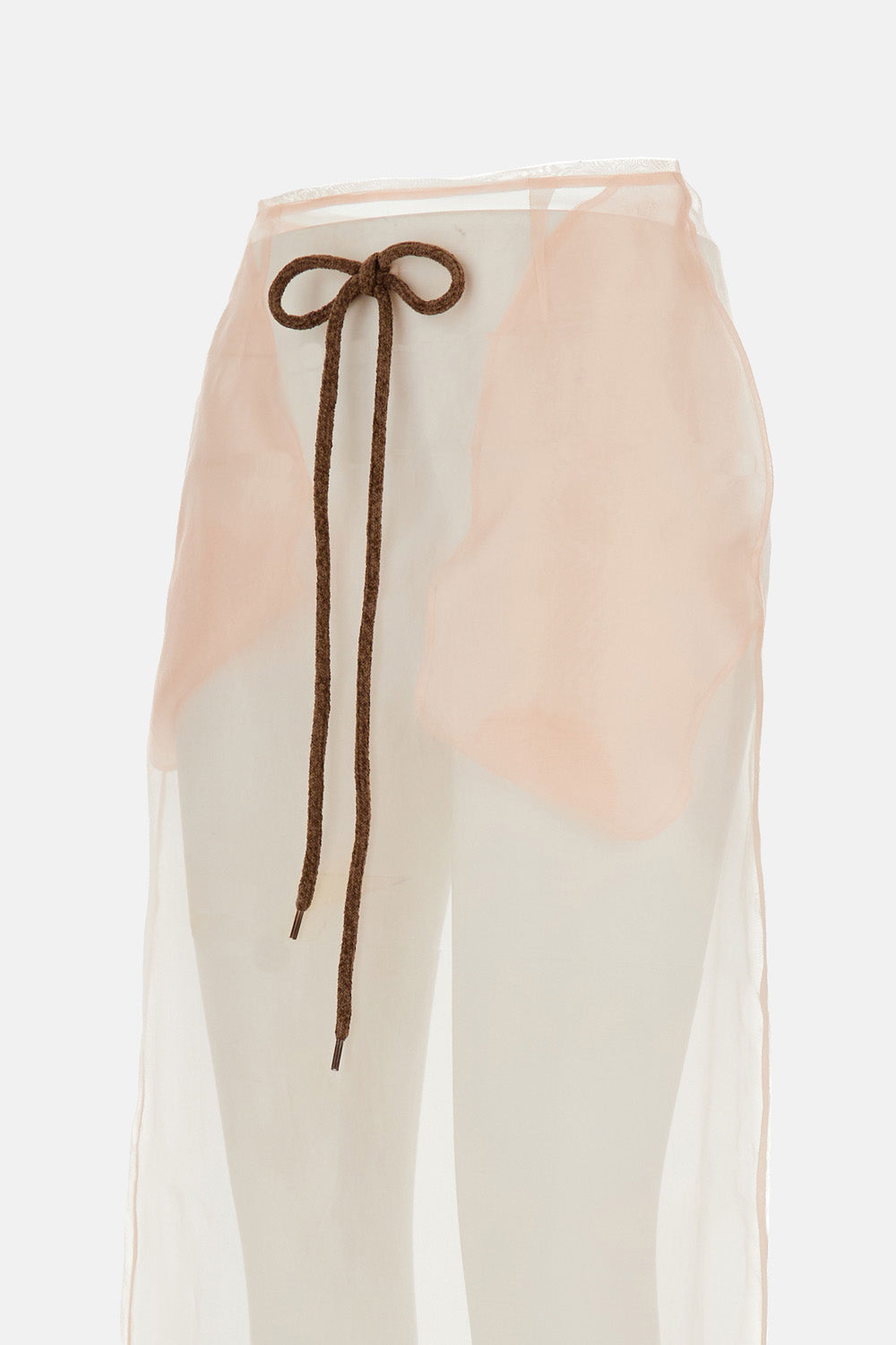SHEER COLUMN MIDI SKIRT