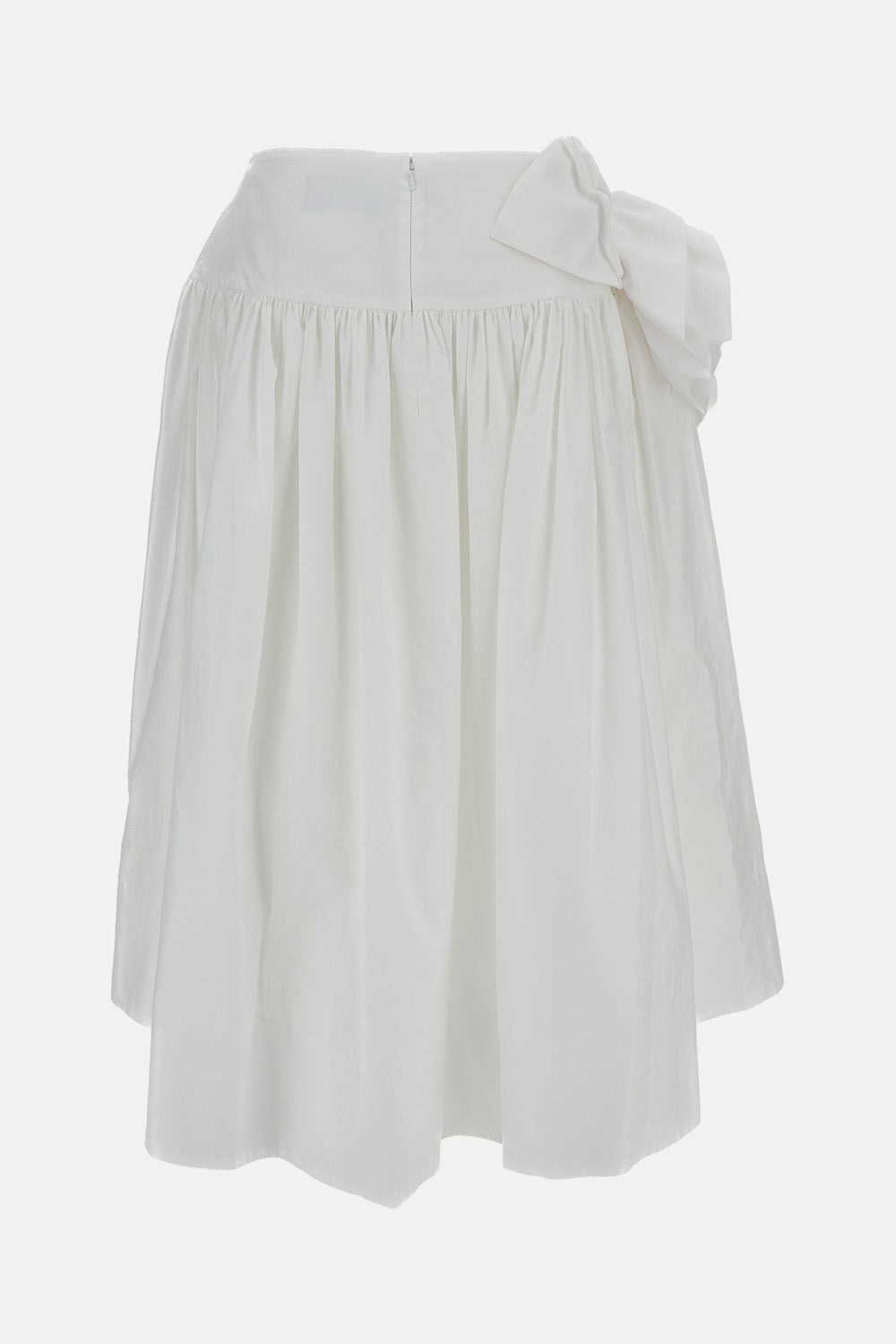 PRESSED ROSETTE BASQUE SKIRT