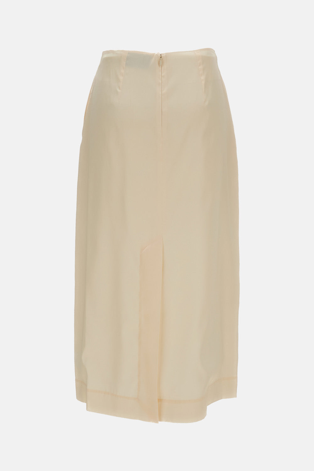 POPPY MOTIF PENCIL SKIRT