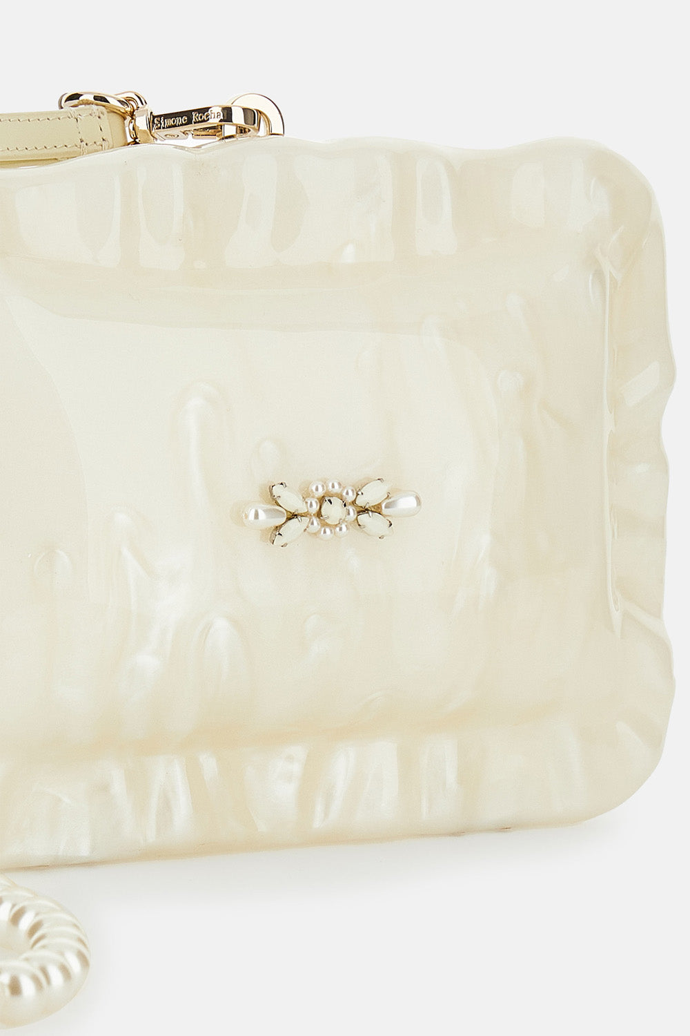 PEARL CROSSBODY PILLOWCASE BAG W/ EMB