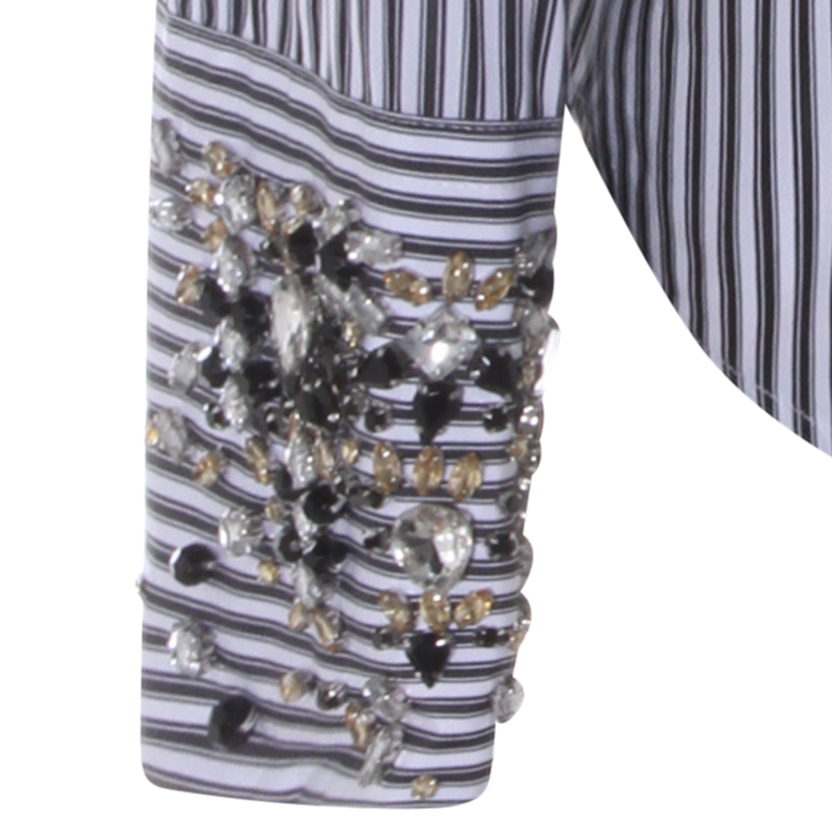 BLACK AND WHITE COTTON SHIRT