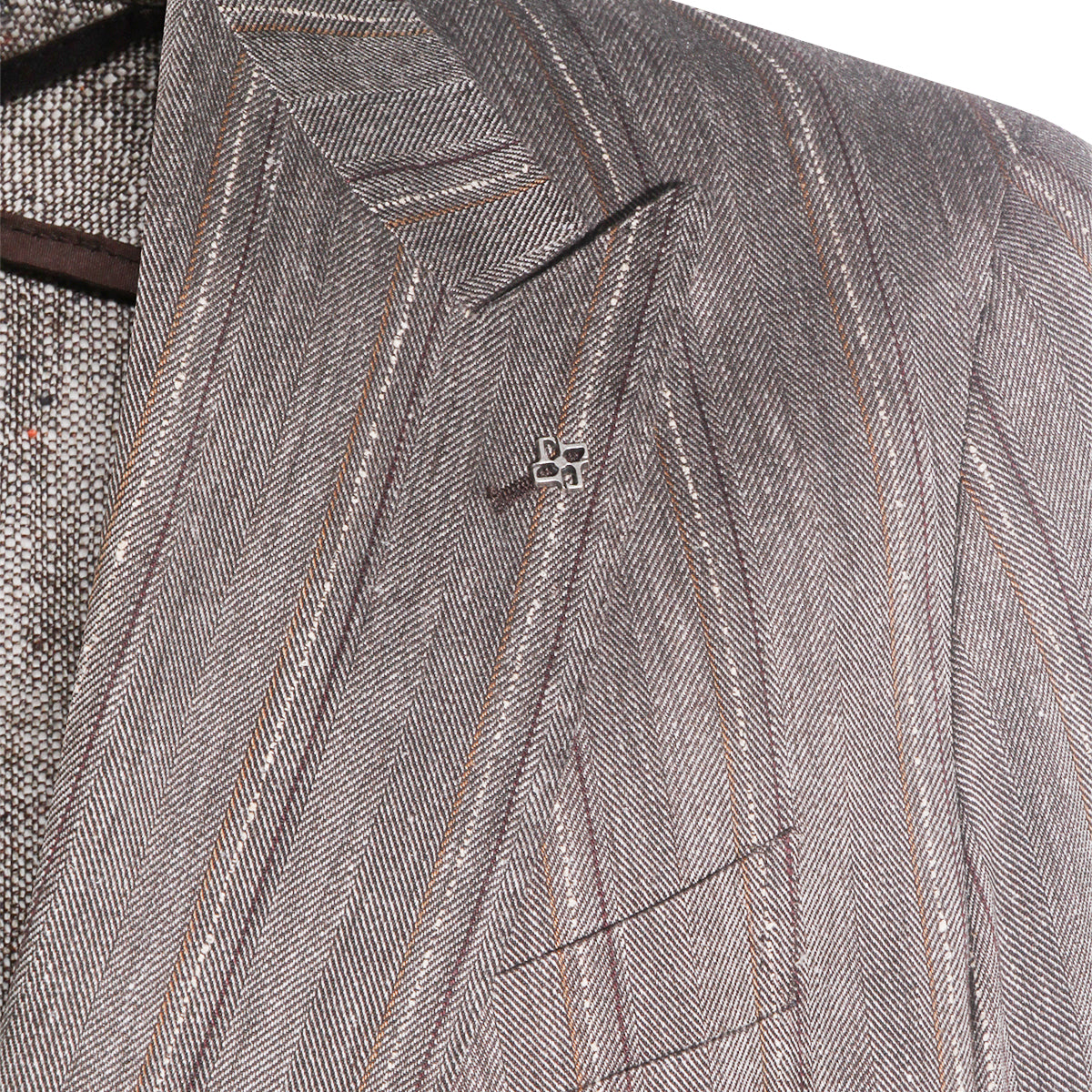TOBACCO LINEN SUIT